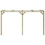 Voir la diapositive 2 : VIDAXL Pergola a appentis 2 x 4 x 2,2 m Bois