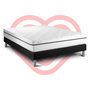 Voir la diapositive 6 : VITALIT Ensemble VITAL SPA 140 x 190 cm sommier Kit Noir