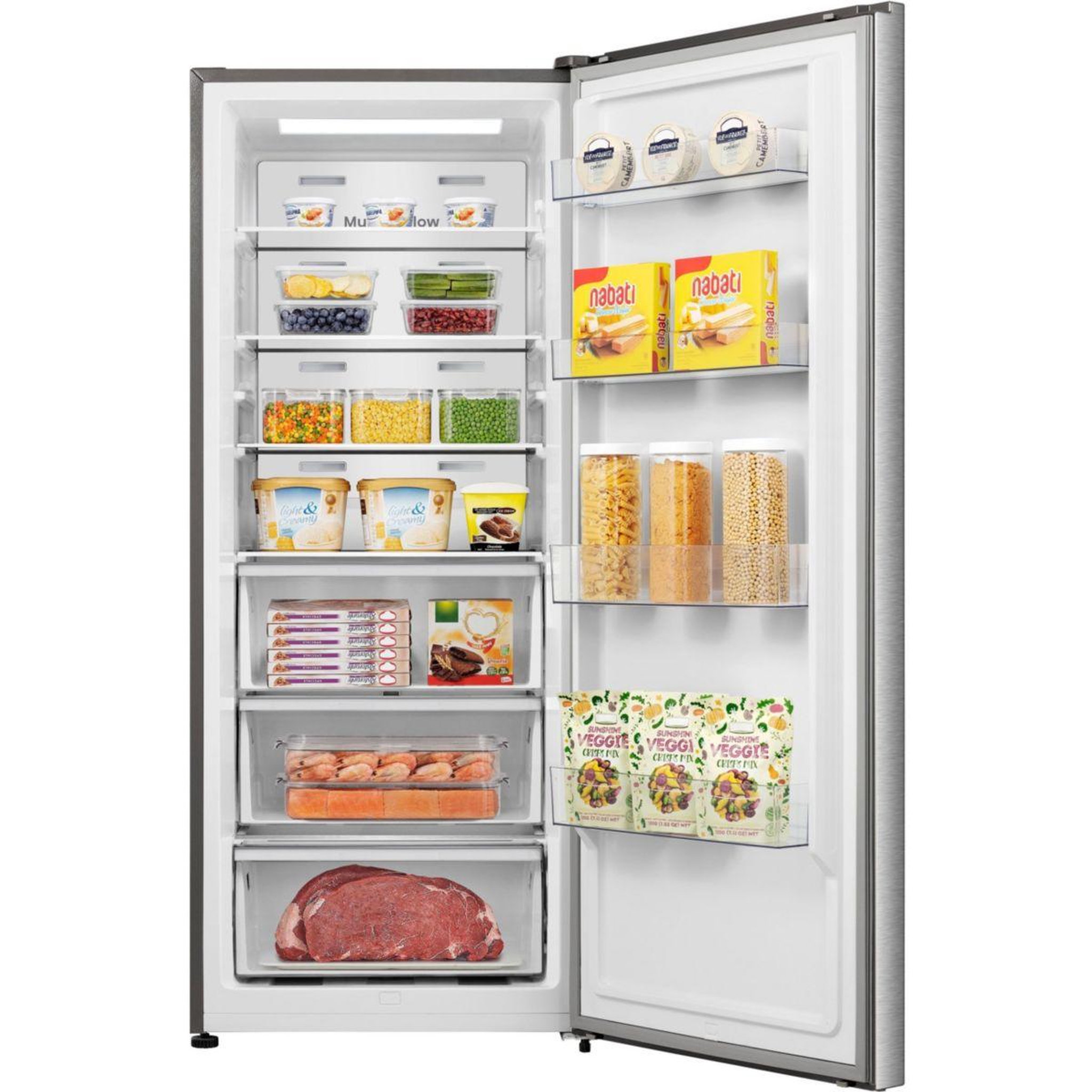 Voir la diapositive 3 : Hisense Congélateur armoire ft500n4aie réversible en réfrigérateur