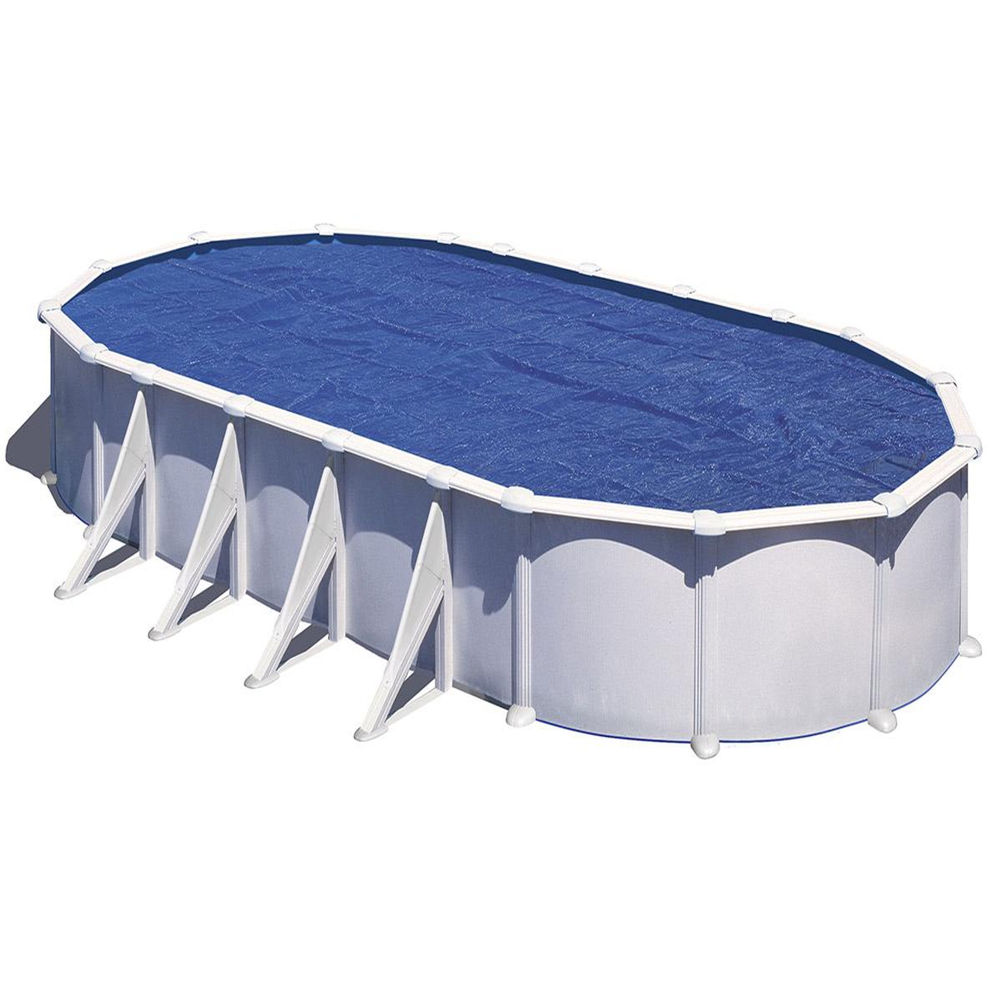 GRE Bâche à bulles 400 microns pour piscine acier ovale 8,10 x 4,70 m - gré
