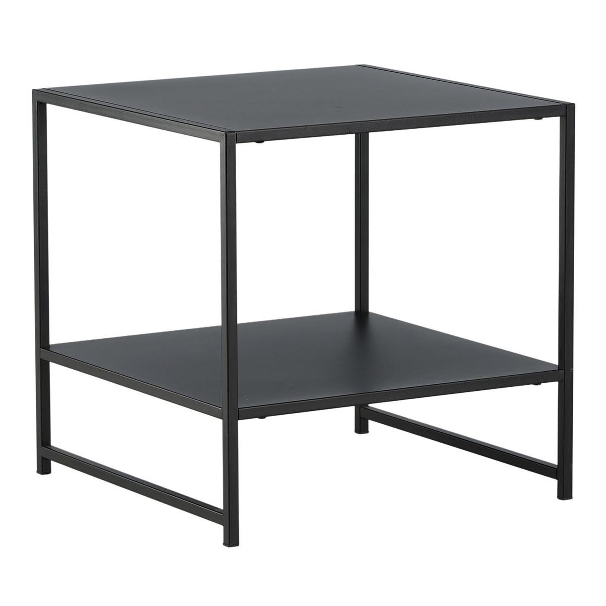 Paris Prix Table d'appoint avec étagère  staal  50cm noir