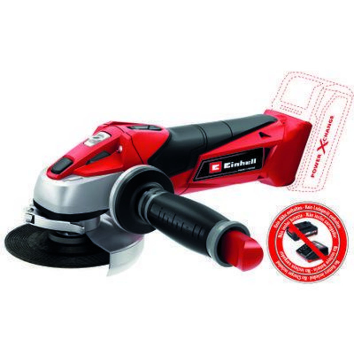 Einhell Meuleuse d'angle sans fil Power X-Change TE-AG 18/115 Li - Solo Acc