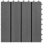 Voir la diapositive 5 : VIDAXL Carreaux de terrasse 22 pcs 30 x 30 cm 2 m^2 WPC Gris