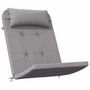Voir la diapositive 3 : VIDAXL Coussins de chaise adirondack lot de 2 gris tissu oxford