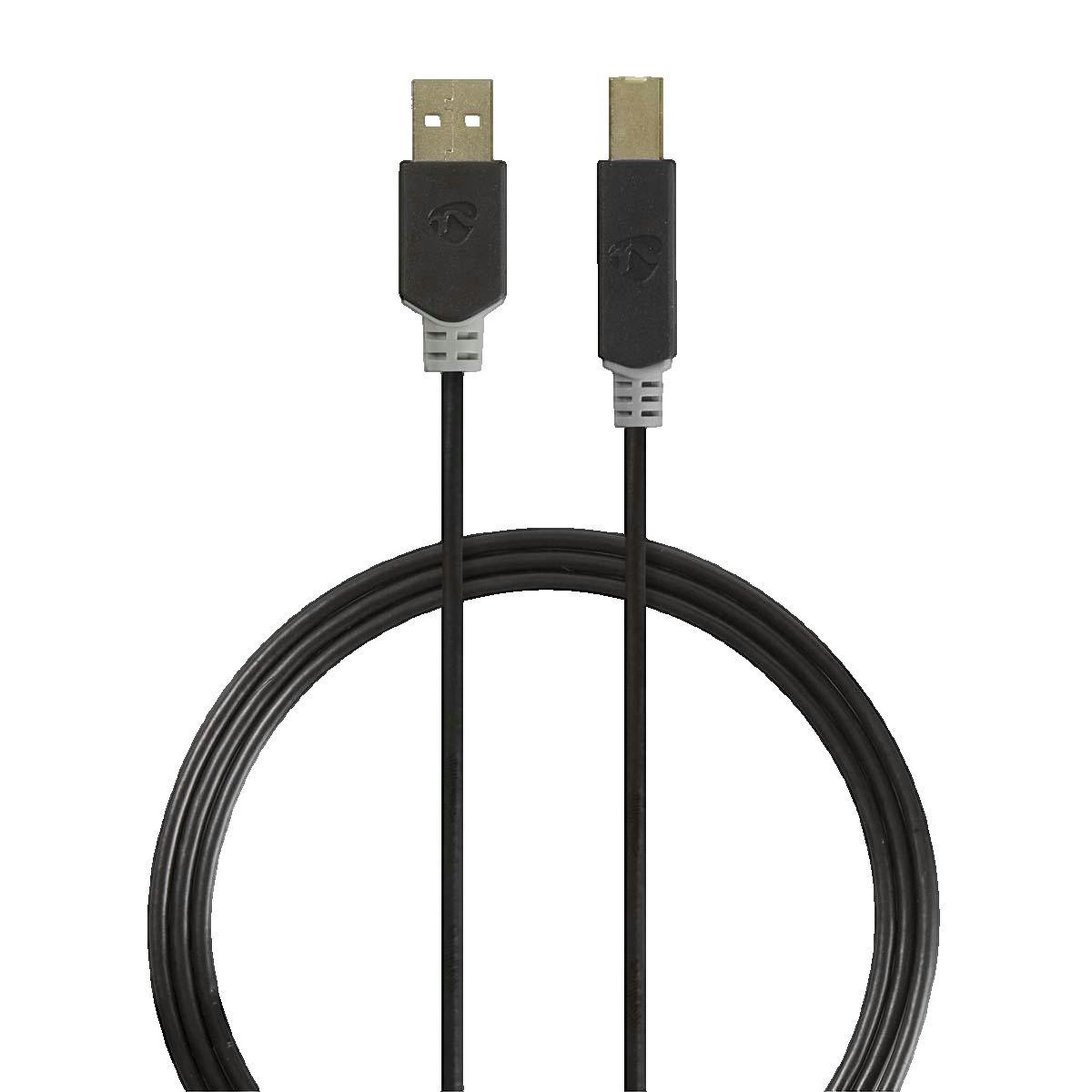 NEDIS Câble USB Nedis CCBW60100AT20 2 mètres USB 2.0 anthracite