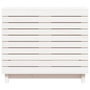 Voir la diapositive 5 : VIDAXL Panier a linge blanc 88,5x44x76 cm Bois massif de pin
