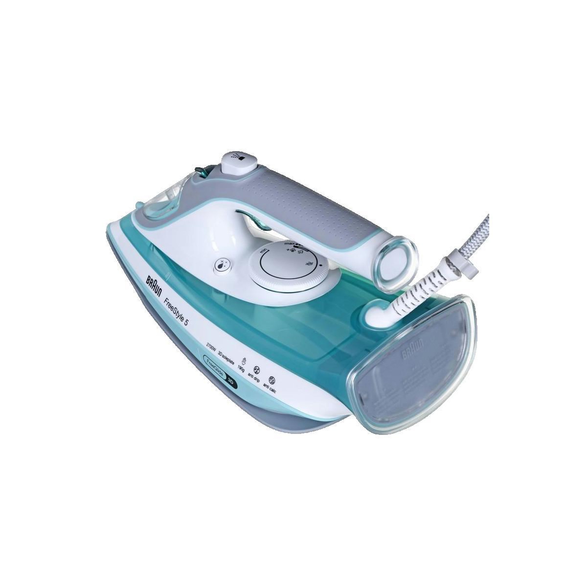 Voir la diapositive 2 : BRAUN Fer à vapeur Braun Semelle céramique 2700 W