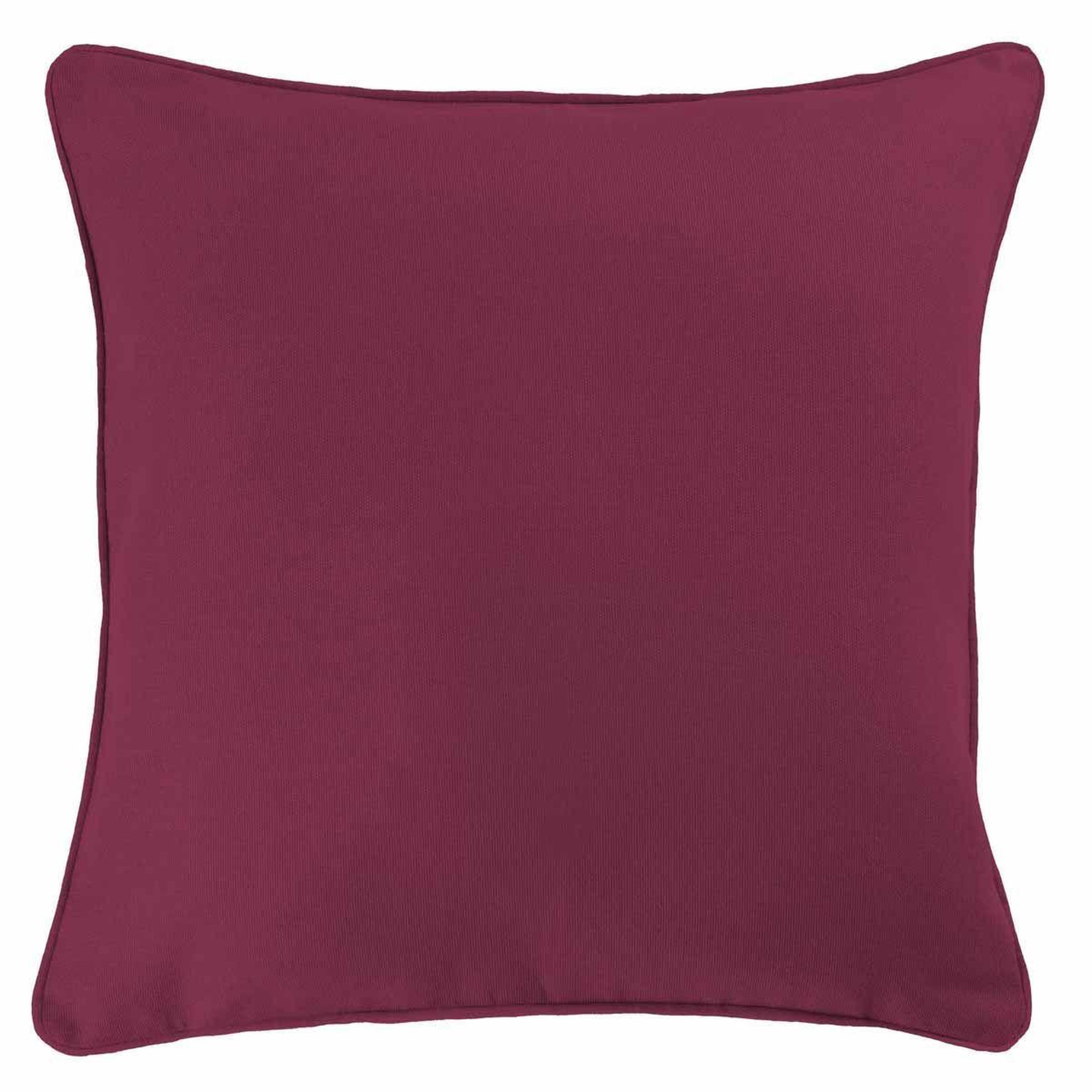 Voir la diapositive 1 : Douceur d'Intérieur Coussin déco  panama  40x40cm bordeaux