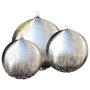 VIDAXL 3 pcs Spheres de fontaine de jardin avec LED Acier inoxydable