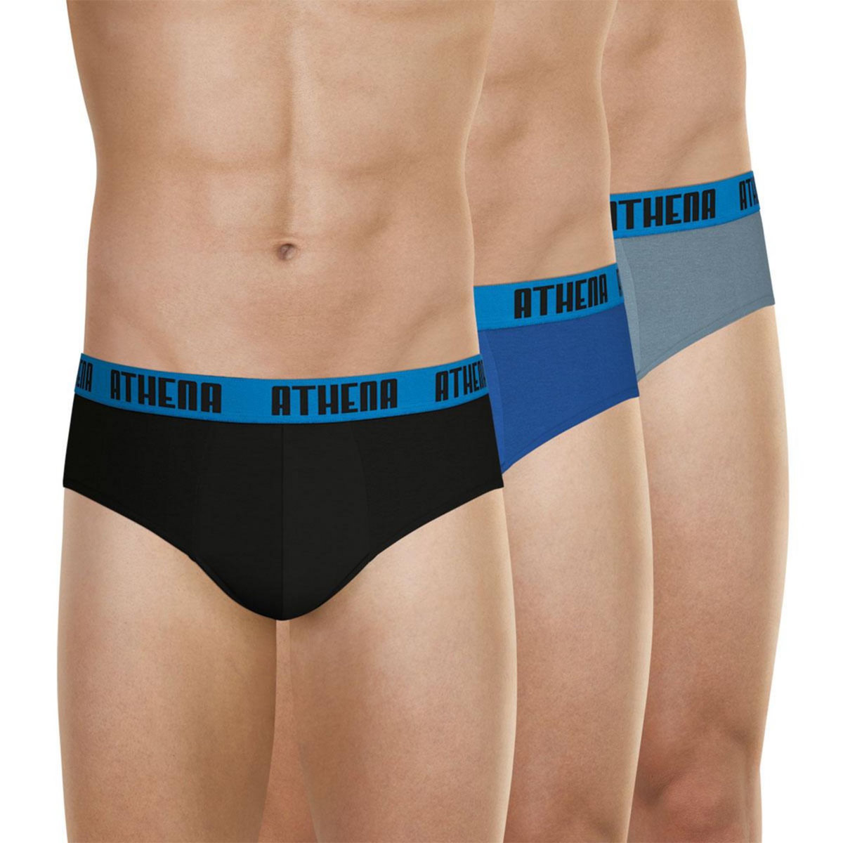 Athena Lot de 3 slips homme Ecopack