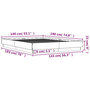 Voir la diapositive 6 : VIDAXL Cadre de lit sans matelas blanc 140x190 cm