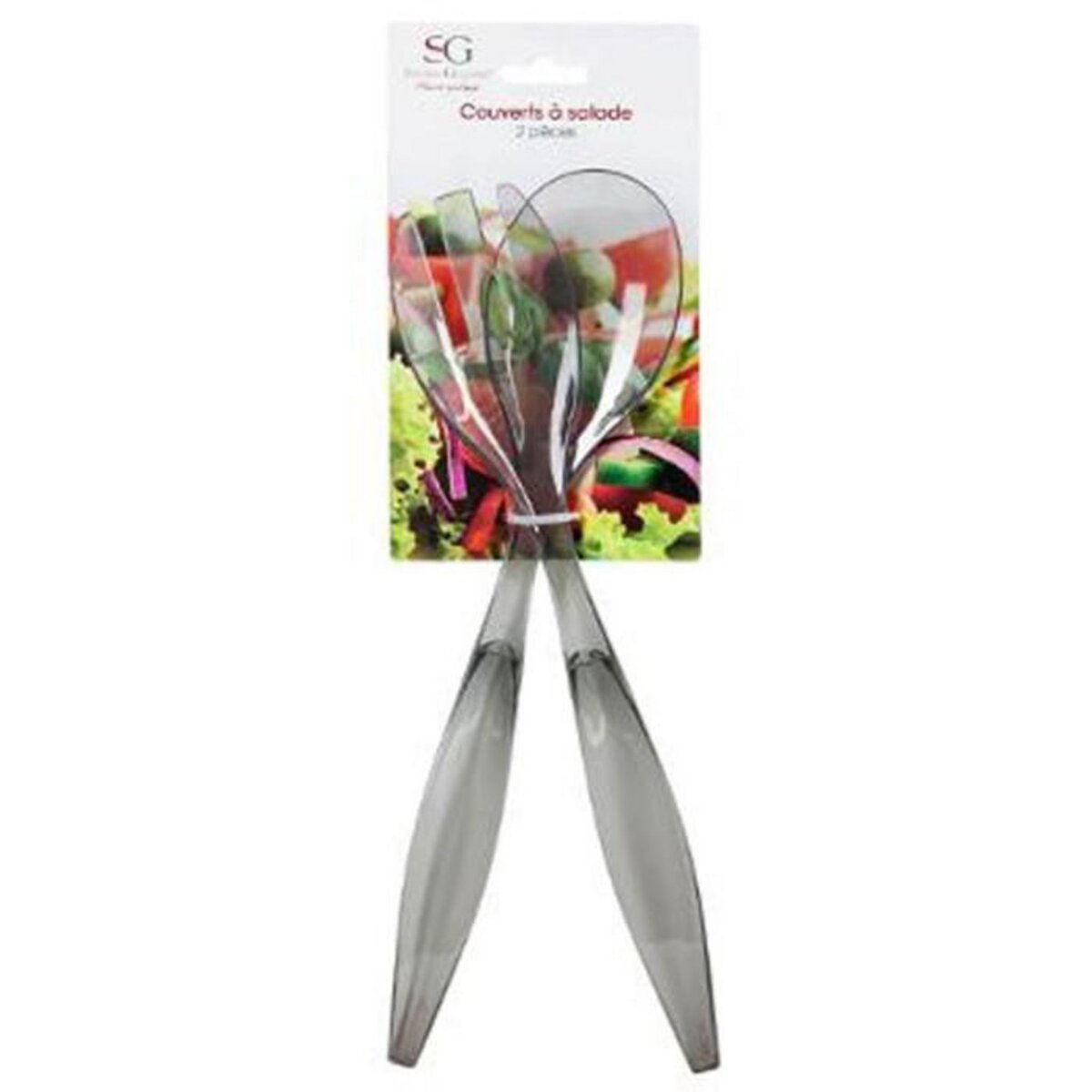 FIVE Couverts à Salade  Wave  29cm Gris