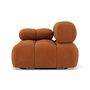 Voir la diapositive 6 : LISA DESIGN Ruby - module d'assise gauche en velours texturé
