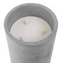 Voir la diapositive 2 : The Home Deco Factory Bougie LED ronde design ciment Factory GM - Gris