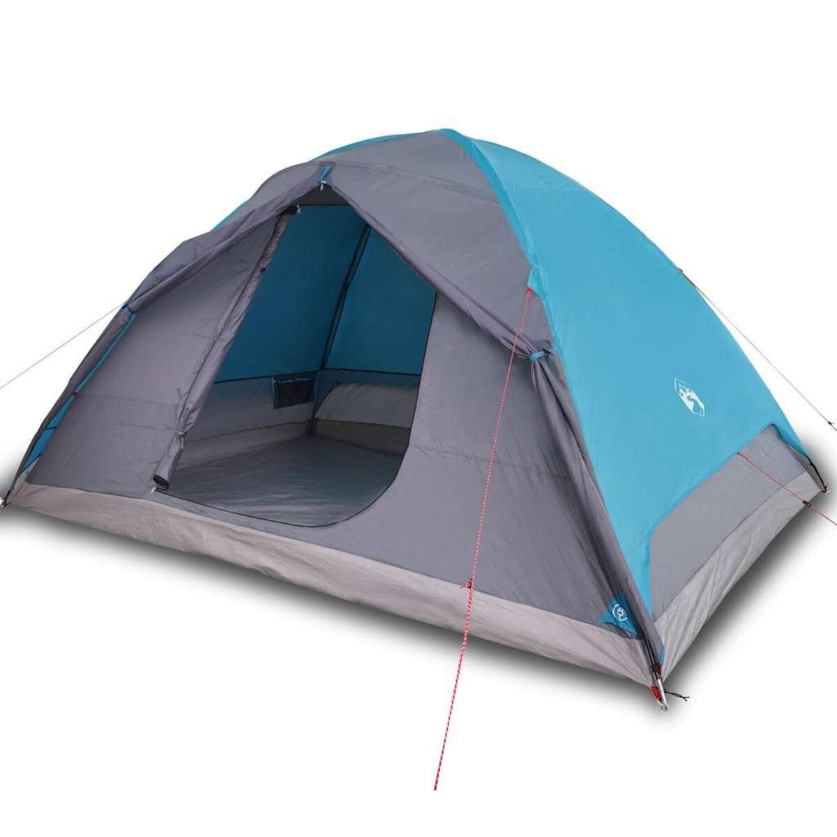 VIDAXL Tente de camping a dome 6 personnes bleu impermeable