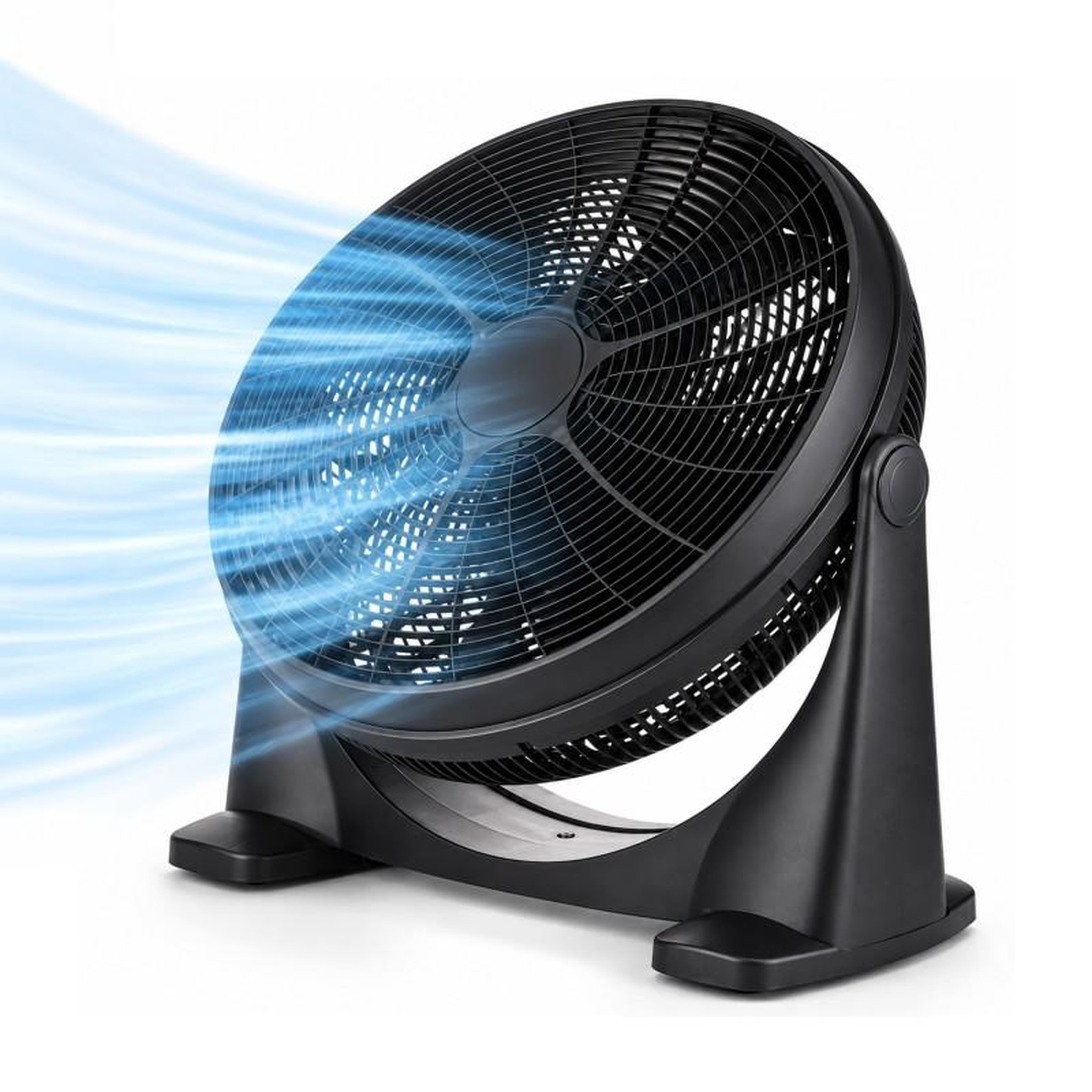 Ventilateur de sol et table rond inclinable 50 cm – 100w