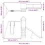 Voir la diapositive 6 : VIDAXL Aire de jeux d'exterieur bois de pin impregne