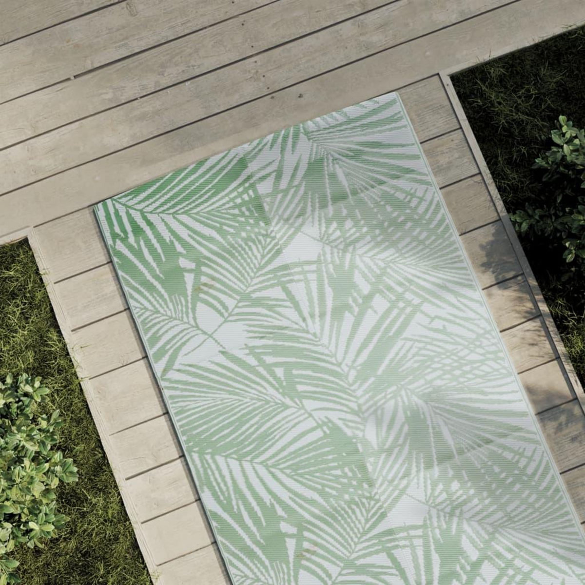 VIDAXL Tapis d'exterieur ARAKIL vert 80x250 cm PP