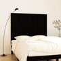 VIDAXL Tete de lit murale Noir 140x3x110 cm Bois massif de pin