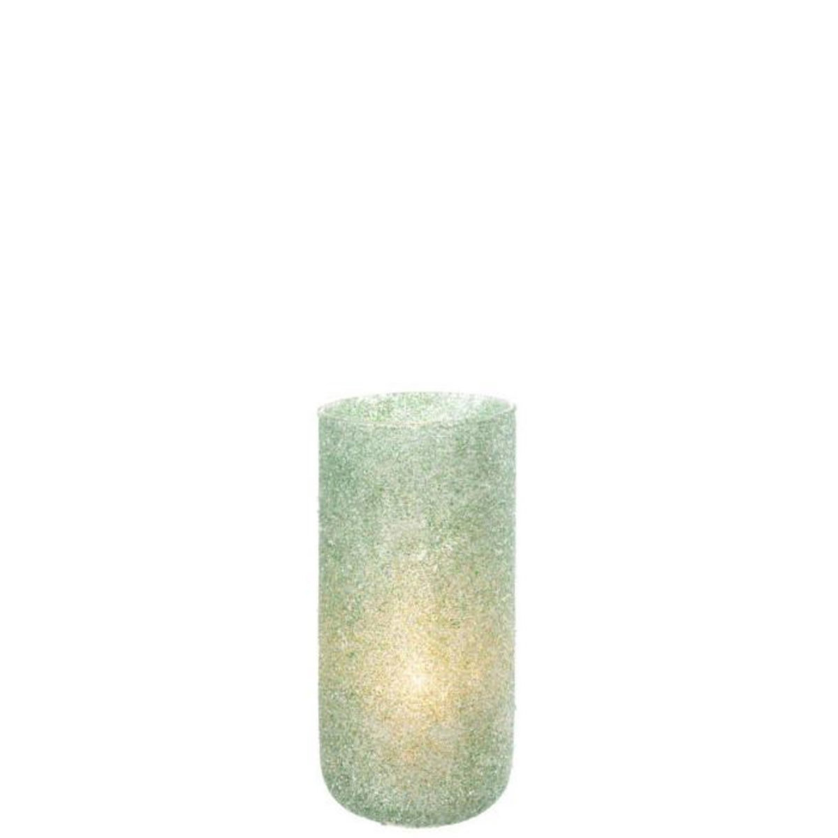 Paris Prix Photophore Déco en Verre  Fore  28cm Vert