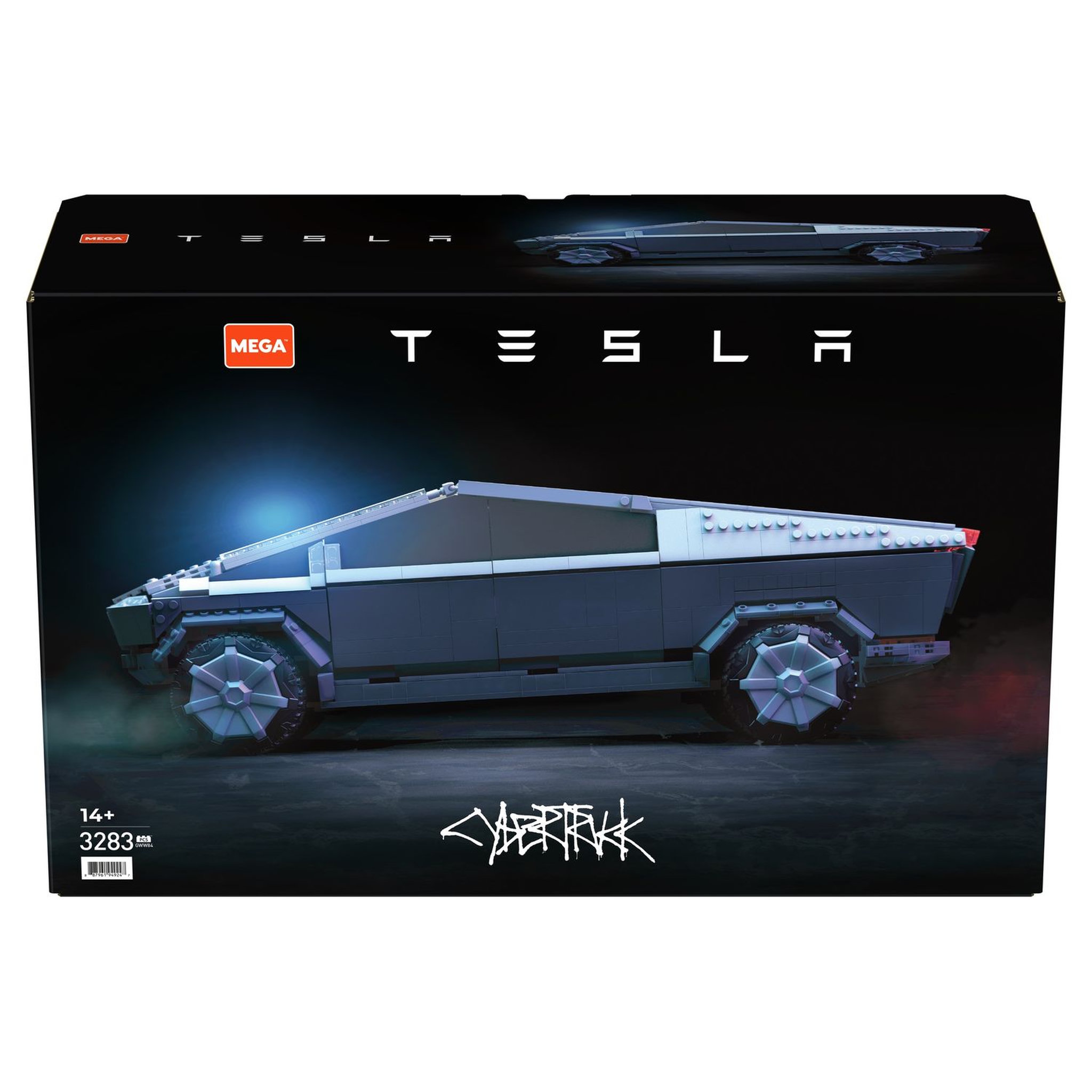 Voir la diapositive 1 : MEGA Mega Construx - Coffret Cybertruck Tesla à construire