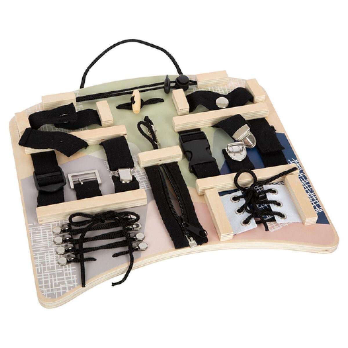 SMALLFOOT Planche de motricite Fermetures et Fixation