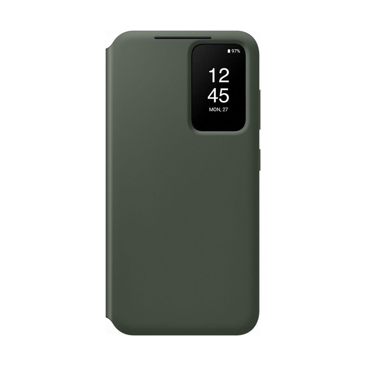 Samsung Etui S23 Smart View porte-carte Khaki