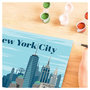 Voir la diapositive 3 : RAVENSBURGER Creart 24x30 cm new york peinture