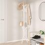 Voir la diapositive 3 : VIDAXL Porte manteau blanc 176 cm fer enduit de poudre