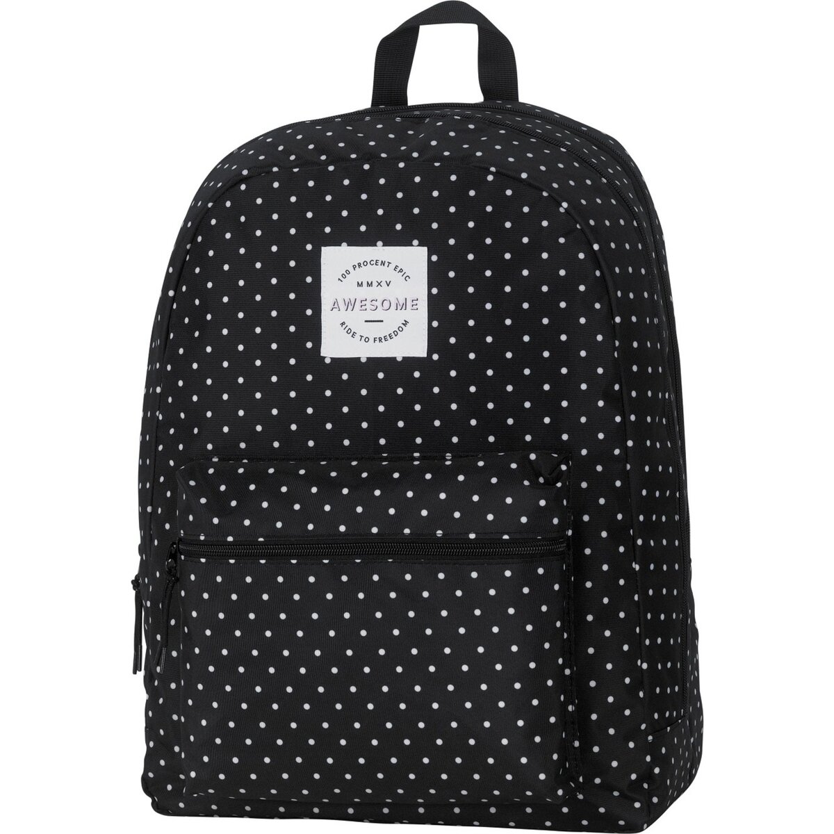 STATIONERY TEAM Sac dos noir pas cher Auchan