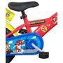 Voir la diapositive 3 : Nickelodeon Vélo 12''  Garçon Licence  Pat Patrouille  + Casque pour enfant de 85/100 cm avec stabilisateurs à molettes - Plaque décorative avant - Porte bidon - 1 frein et roues a bâtons