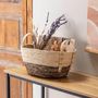 Voir la diapositive 2 : VS VENTA-STOCK Set de 3 paniers Xiana fibre naturelle, blanc/marron