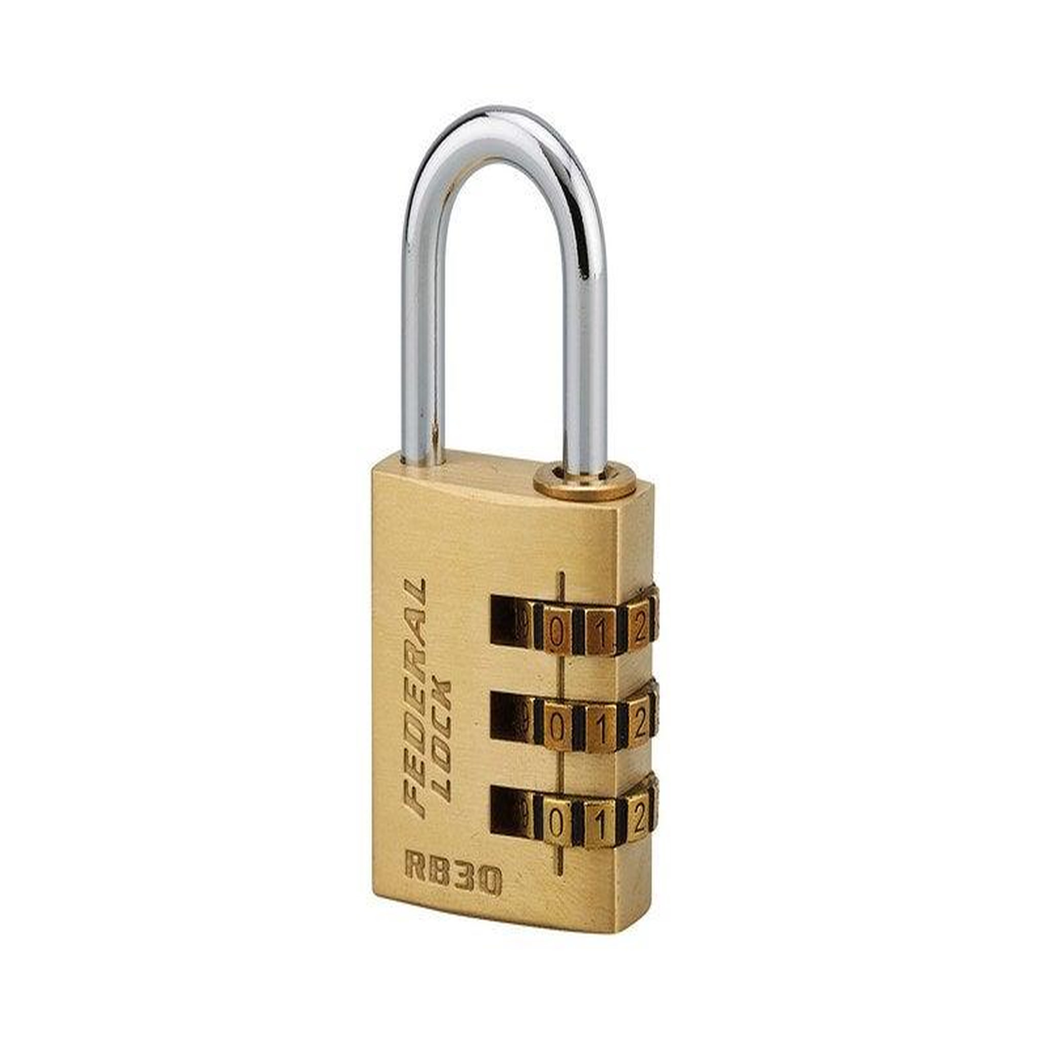 CENTRALE BRICO Cadenas à combinaison laiton, l.30 mm