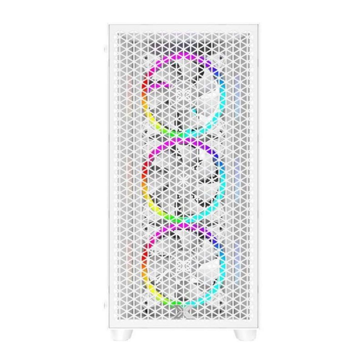 Xigmatek Boîtier PC - XIGMATEK - Gaming G Pro Arctic (Blanc) - Moyen tour - Format E-ATX - 4x120mm LED A-RGB