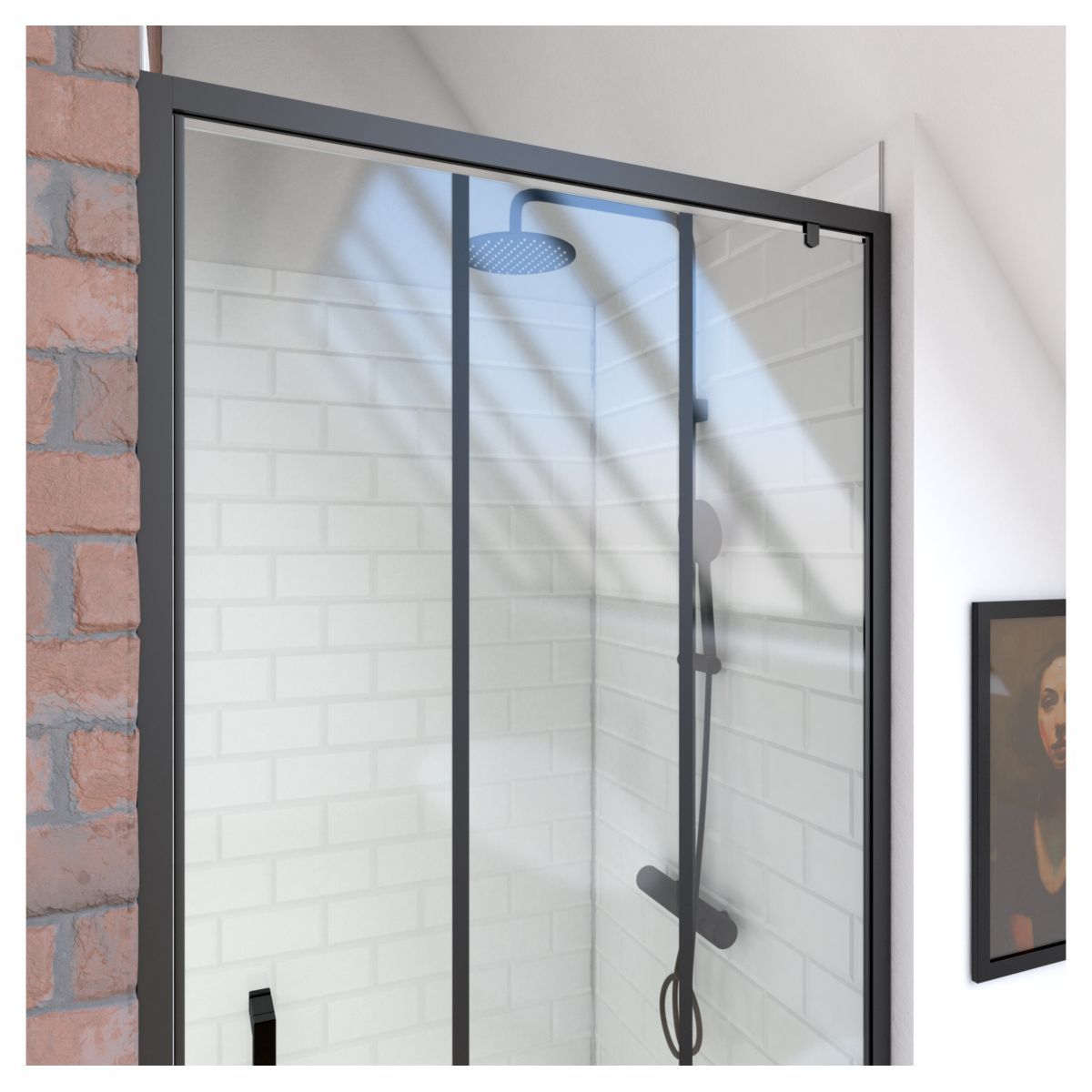 Paroi de douche FACTORX 90 PIVOTANTE