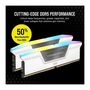 Voir la diapositive 3 : Corsair CORSAIR Vengeance RGB DDR5 - 32GB 2x16GB DIMM - 5200MHz - Unbuffered, 40-40-40-77, XMP 3.0, White Heatspreader, RGB LED, 1.25V