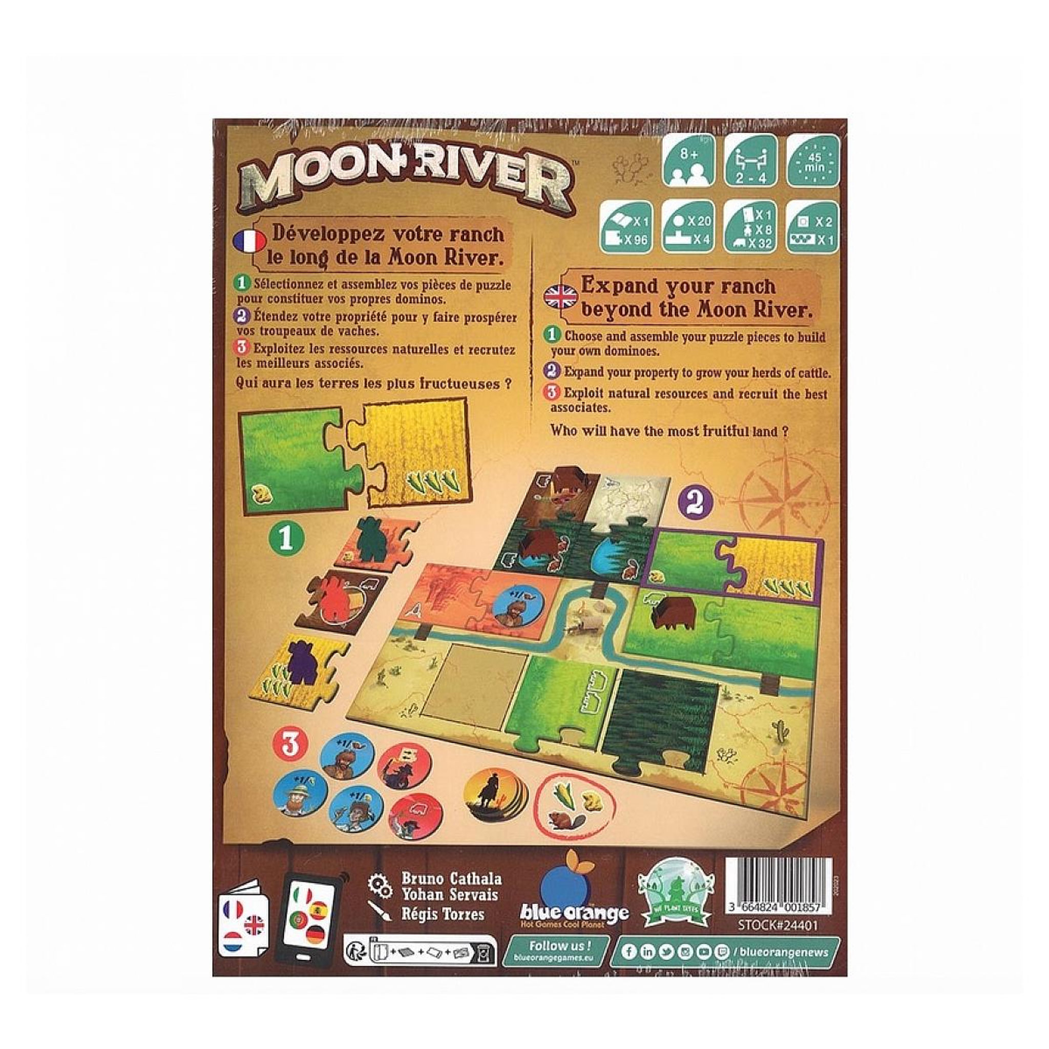Voir la diapositive 2 : Blue orange Moon River - Jeu de strategie