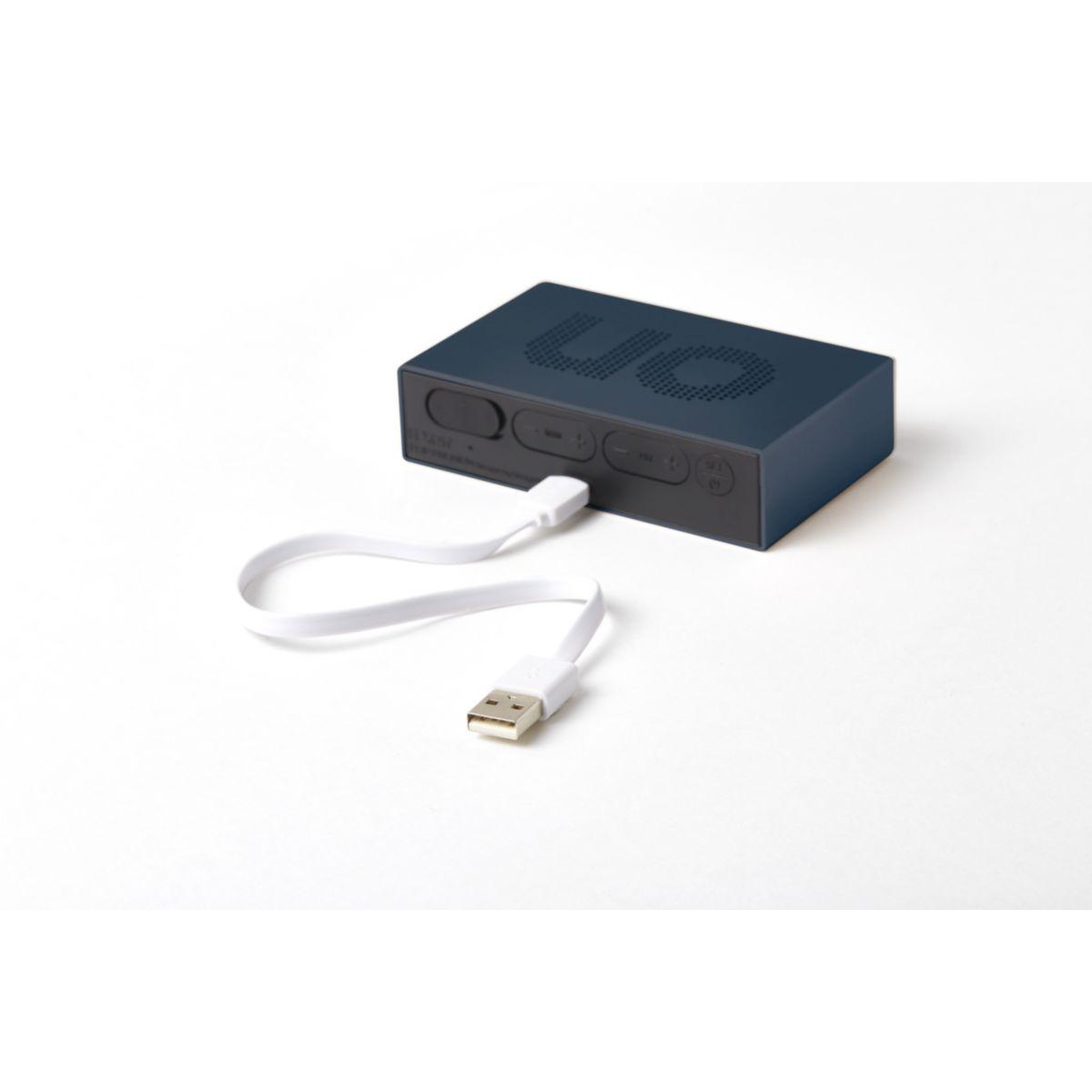 Voir la diapositive 3 : LEXON Réveil Flip Premium Rechargeable Aluminium Bleu