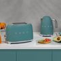 Voir la diapositive 4 : SMEG Grille-pain TSF01EGMEU vert émeraude