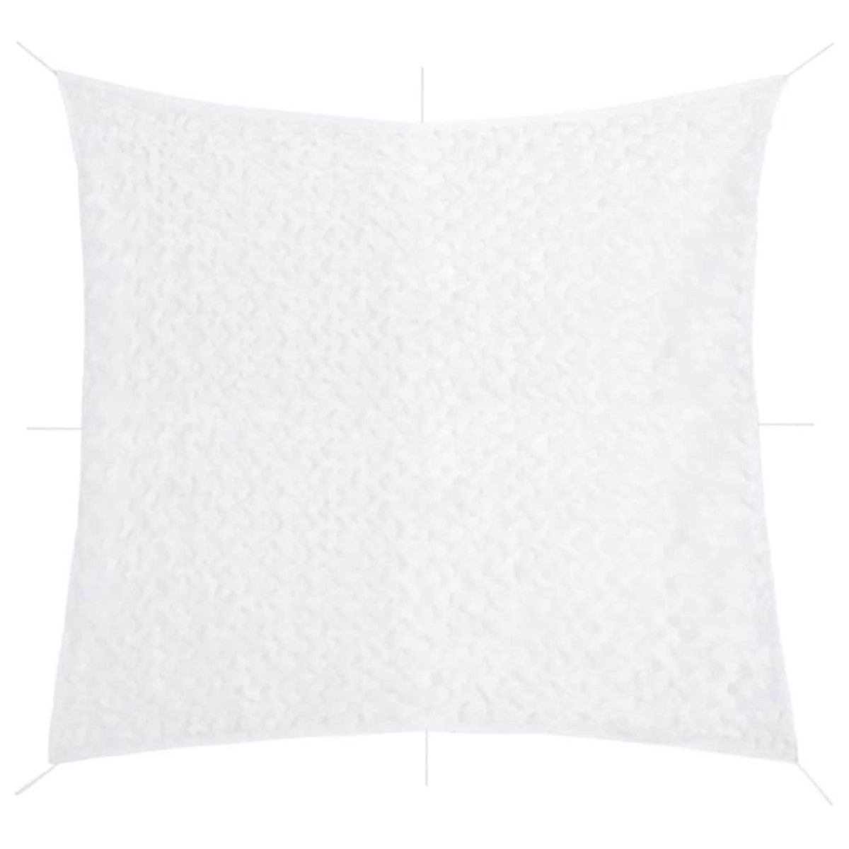 VIDAXL Filet de camouflage avec sac de rangement 416x402 cm blanc