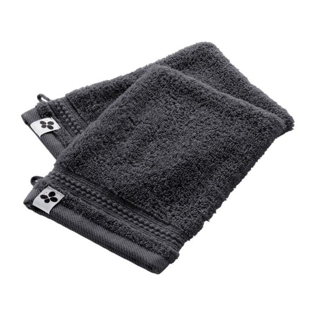 L EFFET PAPILLON Lot de 2 gants de toilette  Garance  15 x 21 cm / 100% Coton Bio / 600 gr/m² l'Effet Papillon -  - Lot de 2 Gants de toilette 15 x 21 cm