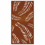 Voir la diapositive 5 : VIDAXL Decoration murale jardin 105x55 cm acier corten design feuille