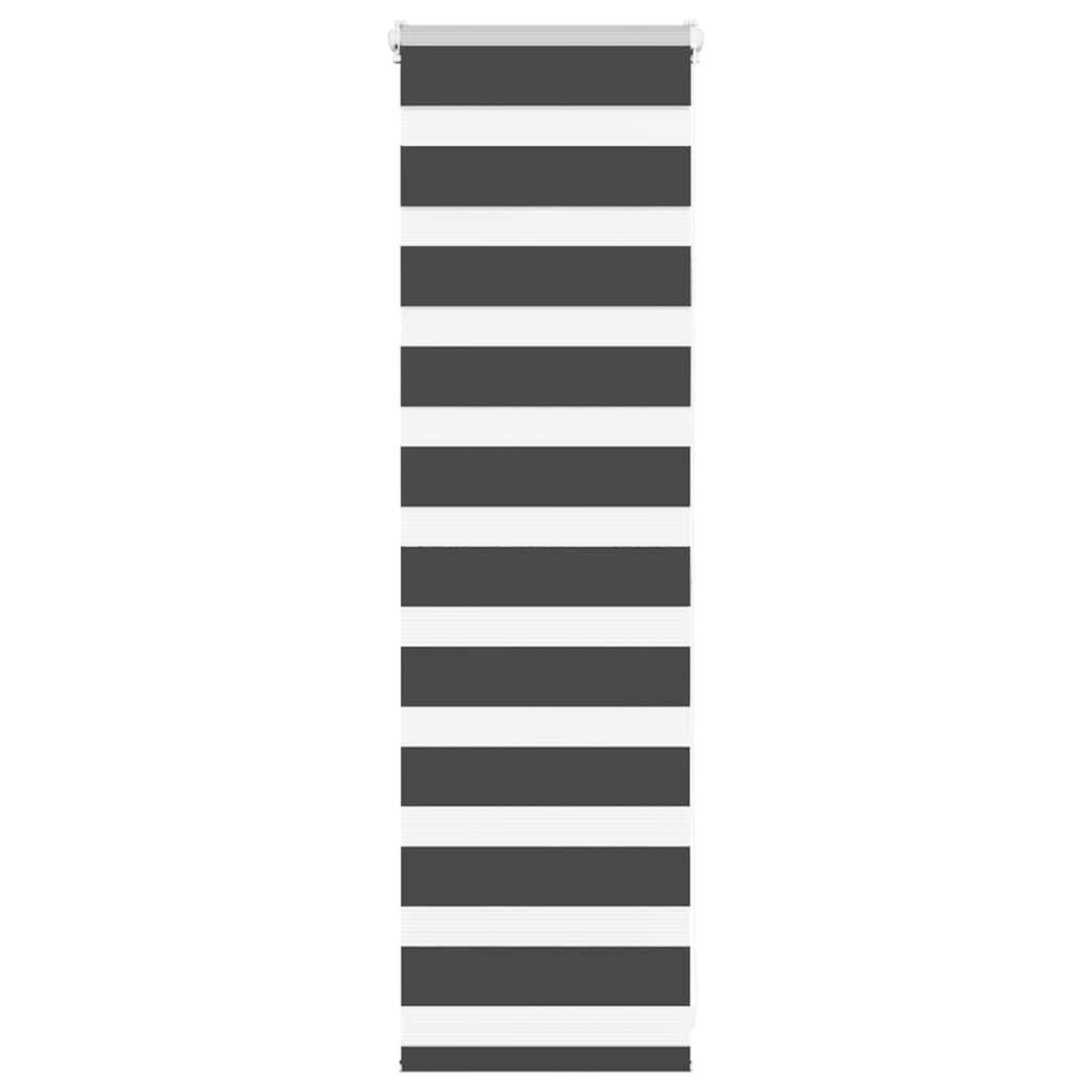 VIDAXL Store zebre noir 50x100 cm largeur du tissu 45,9 cm polyester