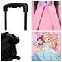 Voir la diapositive 5 : Bagtrotter Sac à dos à roulettes Princesses Disney rose - Bagtrotter