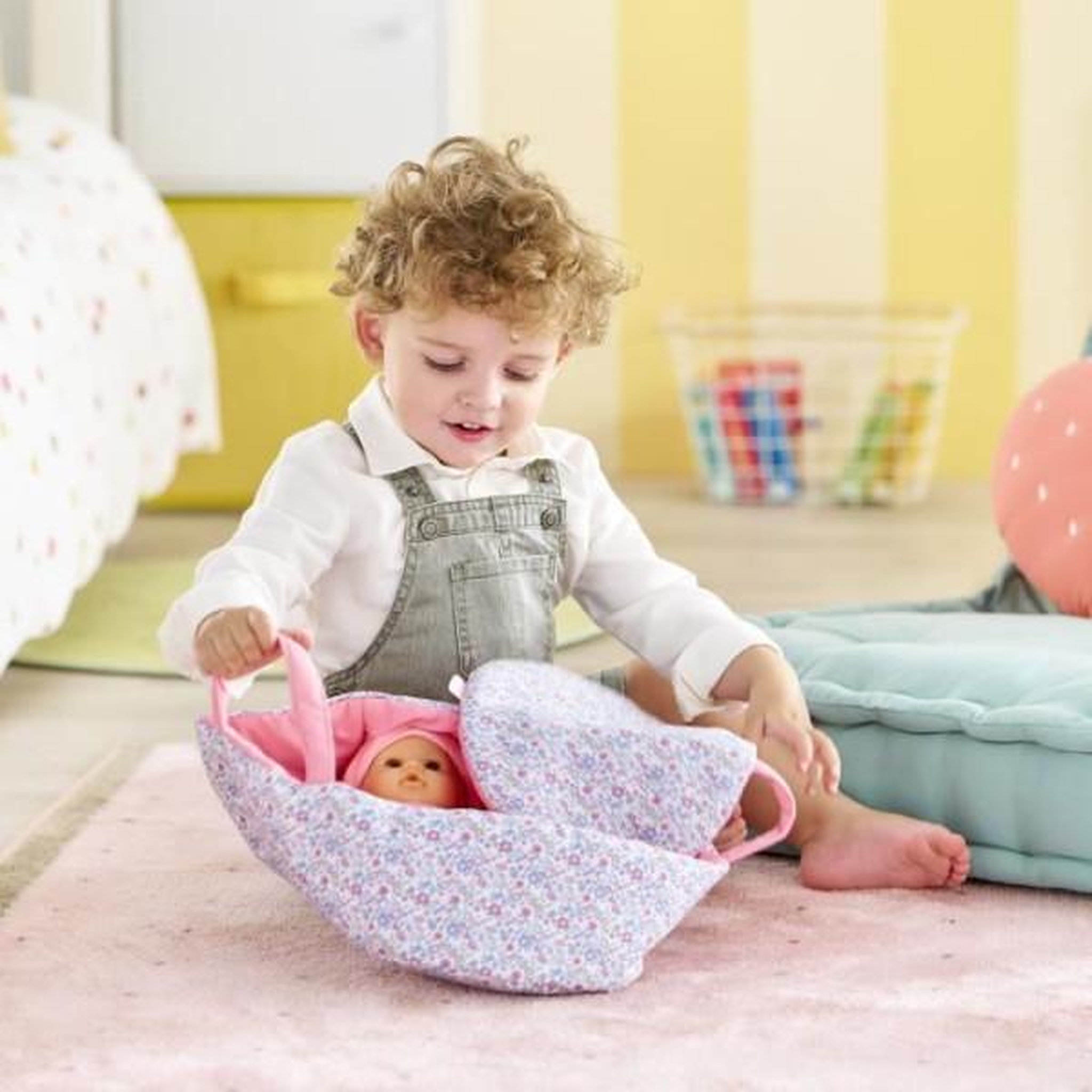 Voir la diapositive 6 : Corolle Couffin Floral pour poupon 30 cm