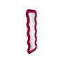 Voir la diapositive 2 : Paris Prix Miroir Mural en Velours  Emily  160cm Fuchsia