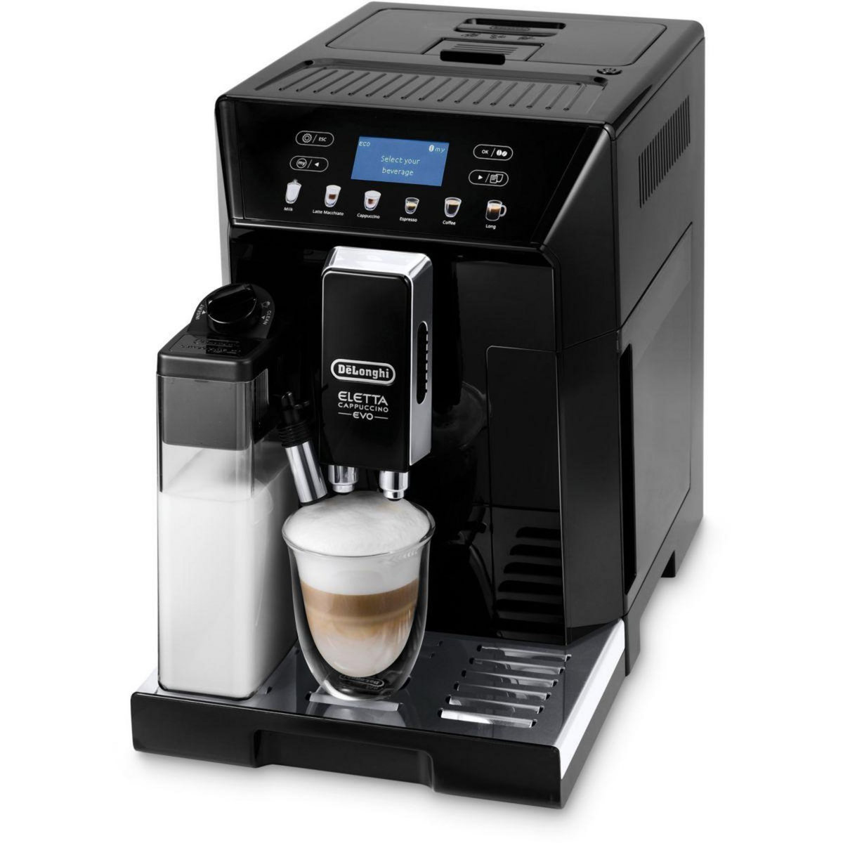 DELONGHI Expresso Broyeur Eletta Evo ECAM46.860.B noir