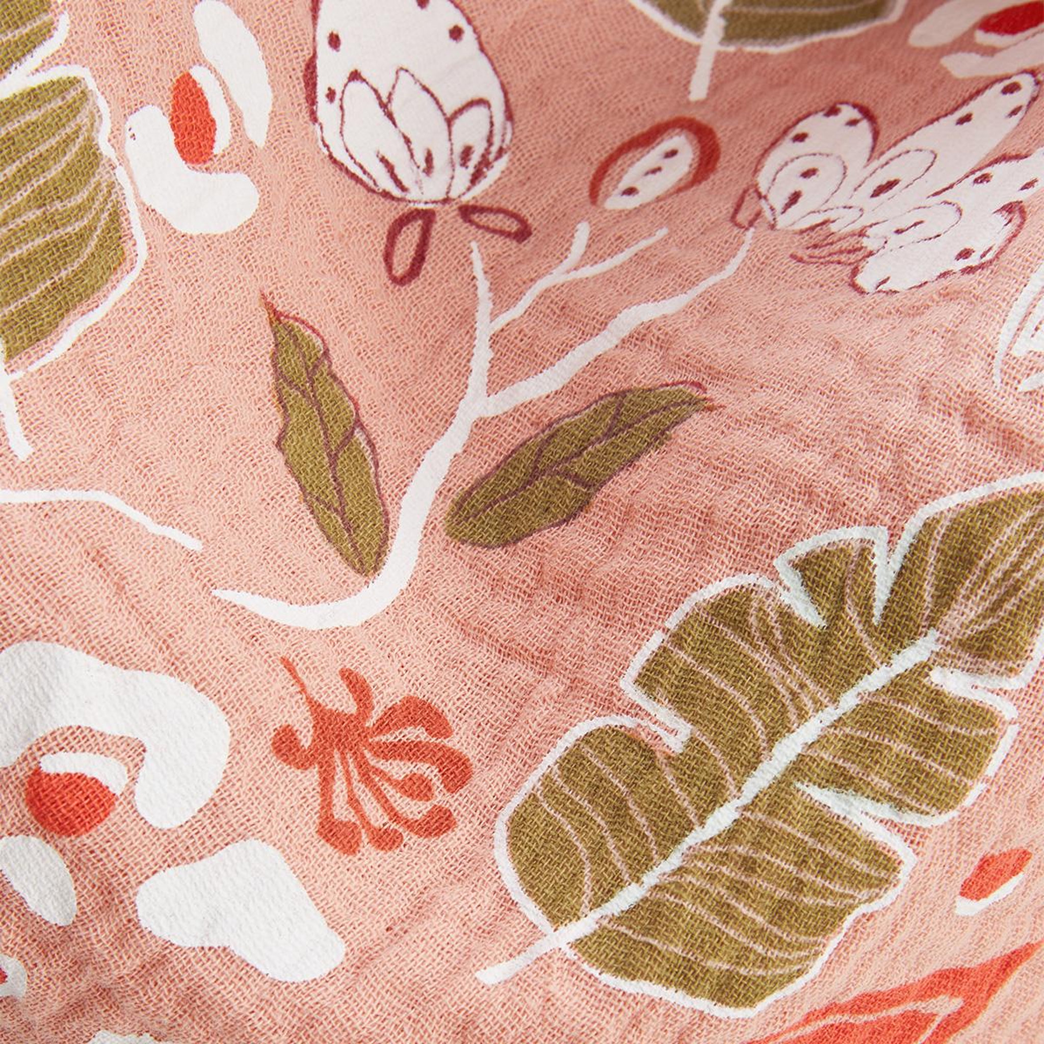 Voir la diapositive 3 : Petit BÃ©guin Foulard en gaze de coton mindanao 100 x 100 cm