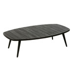 Paris Prix Table Basse en Bois  Teck  120cm Noir
