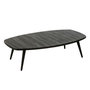 Voir la diapositive 1 : Paris Prix Table Basse en Bois  Teck  120cm Noir